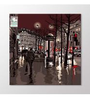 Arty Tablo Cadde Tablo (Karışık)