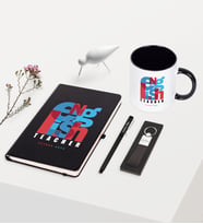 BK Gift Kişiye Özel İngilizce Öğretmeni Temalı Siyah Defter Kalem Anahtarlık Kupa Seti - 1