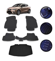 Seat ibiza 5 2017-2022 Arası 4D Havuzlu Oto Paspas Ve Bagaj Set