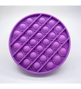 Push Pop - Pop It Push Bubble Fidget Özel Pop Duyusal Oyuncak Zihinsel Stres - Rahatlatıcı Oyuncak (Mor)