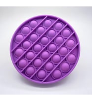 Push Pop - Pop It Push Bubble Fidget Özel Pop Duyusal Oyuncak Zihinsel Stres - Rahatlatıcı Oyuncak (Mor)
