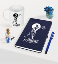 BK Gift Kişiye Özel Avukat Temalı Lacivert Defter Kalem Kupa Seti - 15 (Model 1)