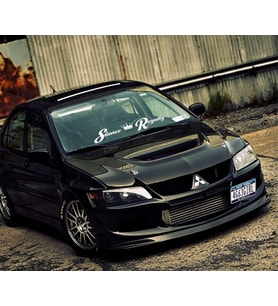 Araba Ön Cam Oto Sticker Yapıştırma Stance Royalty 50CM