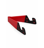 Telefon Tablet Standı V Model Kırmızı – Ayarlanabilir Akrilik Stand