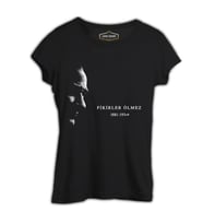 Atatürk - Fikirler Ölmez Siyah Kadın Tshirt