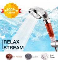 Relax Stream %50 Su Tasarruflu Duş Başlığı - Kokulu ve Arıtmalı Banyo Duş Başlığı - Resmi Satış Mağazası