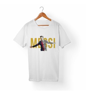 Messi Beyaz Tişört