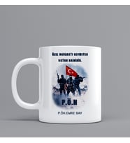 P.Ö.H Temalı Hediye Kupa Bardak Kişiye Özel Hediye W28