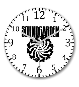 Soundgarden3 Duvar Saati Bombeli Gercek Cam