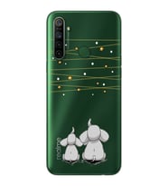 Filler Tasarımlı Süper Şeffaf Silikon Telefon Kılıfı Oppo Realmi 5i