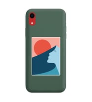 Koyu Yeşil Lansman Telefon Kılıfı Iphone XR