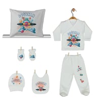 Pia Baby Gl 1917-08 İsme Özel Yastık Zıbın Set