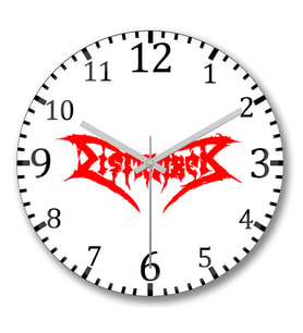 Dismember1 Duvar Saati Bombeli Gercek Cam