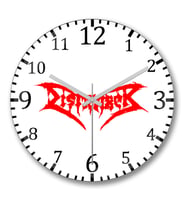 Dismember1 Duvar Saati Bombeli Gercek Cam