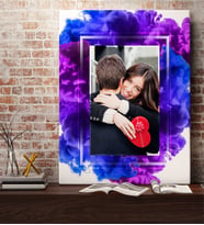 BK Gift Kişiye Özel Fotoğraflı Sanatsal Kanvas Tablo 5  (70x100cm.)
