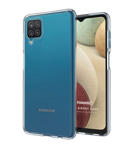 Microsonic Samsung Galaxy A12 Kılıf Transparent Soft Beyaz
