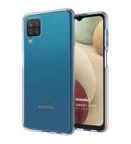 Microsonic Samsung Galaxy A12 Kılıf Transparent Soft Beyaz