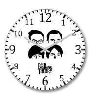 The Big Bang Theory Beatles Duvar Saati Bombeli Gercek Cam