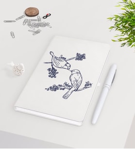 BK Gift Kişiye Özel Sevgililer Günü Beyaz Defter Kalem Seti-85