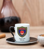 Deniz Kuvvetleri Siyah Türk Kahvesi Fincanı
