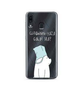 Samsung A30 Garibanın Yüzü Gülürmü Tasarımlı Telefon Kılıfı