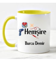 Hemşire Kupa Bardağı Sarı