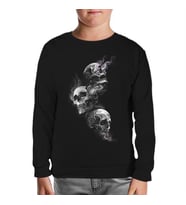 Smoky Heads Siyah Çocuk Sweatshirt