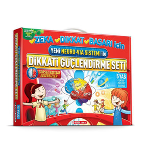 Dikkati Güçlendirme Seti - Yeni Neuro VİA Sistemi ile 5 Yaş - Osman Abalı