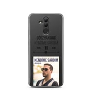 Oğuzhan Koç Mp3 Tasarımlı Süper Şeffaf Silikon Telefon Kılıfı Huawei Mate 20 Lit