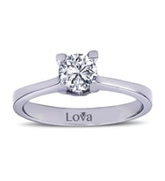 Lova G Renk 0,50 Karat Pırlanta Tektaş Yüzük - 1050124