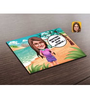 BK Gift Kişiye Özel Kız Çocuk Kolay Yetişmiyor Karikatürlü Ahşap Puzzle-5