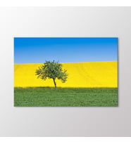 Arty Tablo Tarladaki Ağaç Tablo (Karışık)