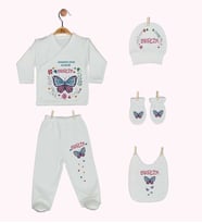 Pia Baby GL 1910-05 İsme Özel Beşli Zıbın Set