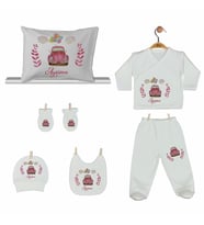 Pia Baby GL 2010 İsme Özel Arabalı Yastık Zıbın Set
