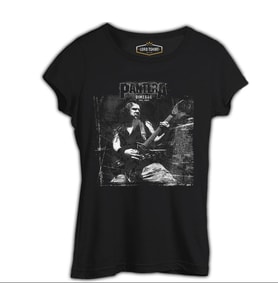 Pantera - Dimebag Scratch Siyah Kadın Tshirt