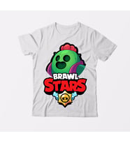 Brawl Stars SPİKE Çocuk Beyaz Tişört