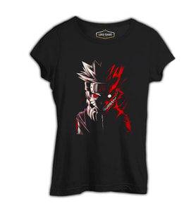 Naruto - Storm Siyah Kadın Tshirt