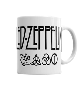 Led Zeppelin Deep Purple Kupa Bardak Porselen