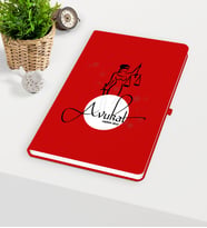BK Gift Kişiye Özel Avukat Temalı Kırmızı Defter - 11