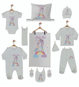 Pia Baby GL 1916 11 Parça İsme Özel Hastane Çıkışı