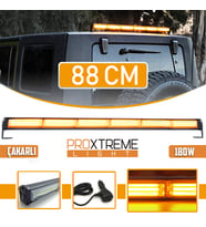 Cob 6 COB Led 180W Çakarlı Off Road Led Bar Kumandalı Su Geçirmez