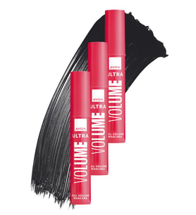 Avon True Colour Ultra Volume Lash Magnify Maskara Üçlü Set