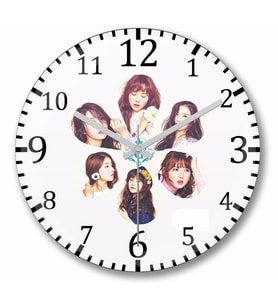 Gfriend  Duvar Saati Bombeli Gercek Cam