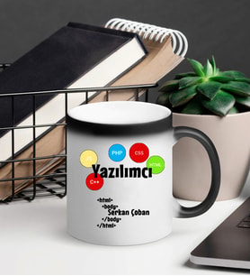 Yazılımcı Sihirli Kupa Bardak