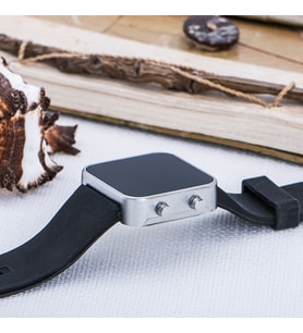 Yeni Silver Renk Led Ekran Siyah Silikon Kordonlu Yetişkin Kız Kadın Unisex Kol