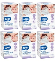 Wee Baby Klasik Göğüs Pedi (40 Lı) 240 Adet (6Pk*40)