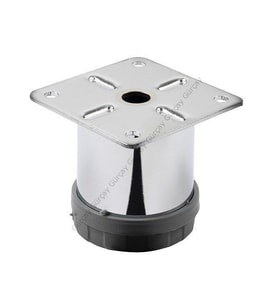 Metal Mobilya Ayağı Krom Çap 42mm - 5cm (4 Adet)