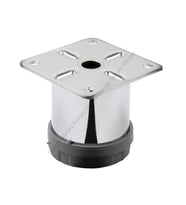 Metal Mobilya Ayağı Krom Çap 42mm - 5cm (4 Adet)