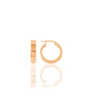 Söğütlü Silver Gümüş rose 17 mm şarnel halka küpe