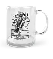 BK Gift Kişiye Özel Tarot Justice Adalet Cam Kupa Bardak